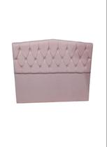 Cabeceira King Suede Rose