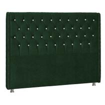 Cabeceira King Tóquio P04 195 cm Suede Verde TCA 947 - Amarena Móveis