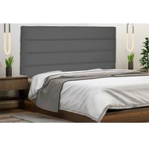 Cabeceira La Italiana Para Cama Box Solteiro 90 cm Suede CinzaS04 - D'Rossi Cabeceira La Italiana Para Cama Box Solteiro 90 cm Suede CinzaS04 - D'Rossi