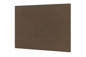 Cabeceira Lima Plus Casal 1400mm Suede Marrom Taupe - Simbal
