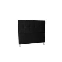 Cabeceira Lisboa 1,60 Cm Para Cama Box Queen Suede Preto