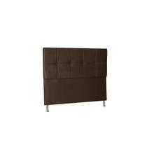 Cabeceira Lisboa 1,95 Cm Cama Box King Size Suede Marrom