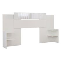 Cabeceira Lisi com Kit 2 Espelhos MDF