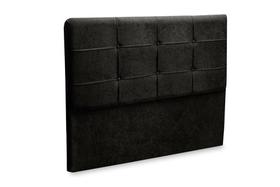 Cabeceira London 1,60 Suede Amassado Preto - JS Móveis Cabeceira London 1,60 Suede Amassado Preto - JS Móveis
