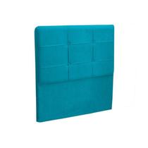 Cabeceira London Para Cama Box Solteiro 0,90 cm Azul Turmalina 1600 - JS Móveis