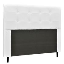 Cabeceira Luna Para Cama Box Queen 160 cm material sintético Branco M11 - D'Rossi Cabeceira Luna Para Cama Box Queen 160 cm material sintético Branco M11 - D'Rossi