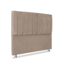 Cabeceira Luxo Estofada Cama Box Queen Carla 160cm
