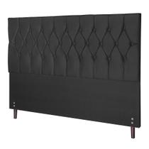 Cabeceira Madri Para Cama Box King 195 cm Suede - SSX Multicoisas Cabeceira Madri Para Cama Box King 195 cm Suede - SSX Multicoisas