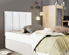 Cabeceira Madri para cama box Solteiro Branco 0.90