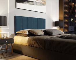Cabeceira Madri para Cama Casal 1,40 Azul