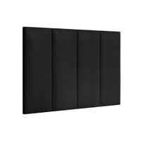 Cabeceira madri solteiro 0,90 preto ajustável design moderno decoração Cabeceira madri solteiro 0,90 preto ajustável design moderno decoração
