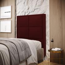Cabeceira Maia 90 N-034 Veludo Bordô Aradecor