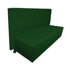 Cabeceira mais Calçadeira Casal Super King Juliana 195cm Para Cama Box Suede Verde - DS Estofados Cabeceira mais Calçadeira Casal Super King Juliana 195cm Para Cama Box Suede Verde - DS Estofados