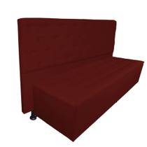 Cabeceira mais Calçadeira Solteiro Juliana 90cm Para Cama Box Suede Bordô - DS Estofados Cabeceira mais Calçadeira Solteiro Juliana 90cm Para Cama Box Suede Bordô - DS Estofados