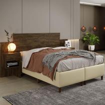 Cabeceira Master Avela Ipê 2 Gavetas Benetil Móveis Cabeceira Master Avela Ipê 2 Gavetas Benetil Móveis