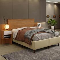 Cabeceira Master Extensiva Casal Queen 2Gavetas-Cinamomo/Off