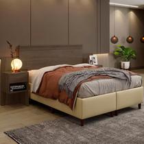 Cabeceira Master Extensiva Casal Queen com 2 Gavetas -Imbuia