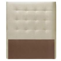 Cabeceira MH-2650 Herval Estofada Solteiro 97 cm Veludo Bege B