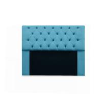 Cabeceira Mirage Casal 140 cm Suede Azul Turquesa Cabeceira Mirage Casal 140 cm Suede Azul Turquesa
