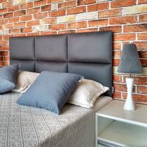 Cabeceira Módena H6 Cinza Suede Liso Casal 140 X 120 Cm Cabeceira Módena H6 Cinza Suede Liso Casal 140 X 120 Cm