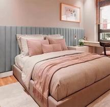 Cabeceira Modulada Adesiva Cama Box 16 Placas 20x120 Estofada
