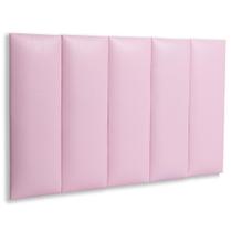 Cabeceira Modulada Adesiva Estofada Solteiro - Kit 5 Placas Cabeceira Modulada Adesiva Estofada Solteiro - Kit 5 Placas