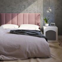 Cabeceira Modulada Adesiva Veludo rose (8 Placa)