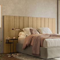 Cabeceira Modulada Cama Box Casal/Queen/King 240cm 12 Módulos Aurora Marrom