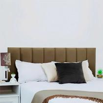 Cabeceira Modulada De Cama Casal Queen Quarto Kit C/ 8 Cinza