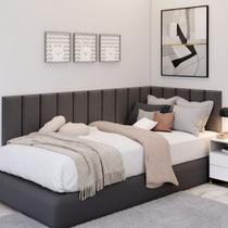 Cabeceira Modulada Estofada Em L Kit 15 Unidades 45x20 Cabeceira Modulada Estofada Em L Kit 15 Unidades 45x20