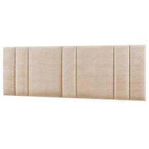 Cabeceira Modulada King 200 Cm Com Led Linho Bege Vconcept