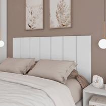 Cabeceira Modulada Painel para Cama Box Casal 140cm 7 Módulos Liora
