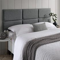 Cabeceira Modular de Linho Queen com 6 Módulos (30cm x 60cm)