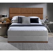 Cabeceira Modular Queen material sintético 6 Módulos 30cm X 60cm