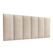 Cabeceira Modular Sonho Solteiro 60x100 Em material sintético Bege Cabeceira Modular Sonho Solteiro 60x100 Em material sintético Bege