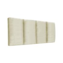 Cabeceira Módulos Almofadada Para Cama Luxo Clean Suede RBL