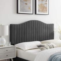 Cabeceira Modway Brielle Velvet Twin 102x8x118-147cm Charcoal Cabeceira Modway Brielle Velvet Twin 102x8x118-147cm Charcoal