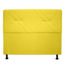 Cabeceira Mônaco 100 cm Suede Amarelo