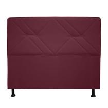 Cabeceira Mônaco 90 cm Suede Bordô