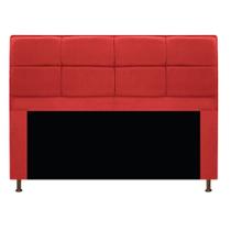 Cabeceira Munique 160 cm Queen Size Corano Vermelho - ADJ Decor