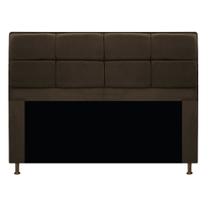 Cabeceira Munique 195 cm King Size Corano Marrom - ADJ Decor