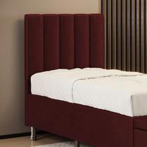 Cabeceira Nashira 90 / N-034 Veludo Bordô