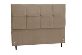 Cabeceira New Civic Estofada Com Botão de Strass para Cama Box Solteiro 94Cm New Foam