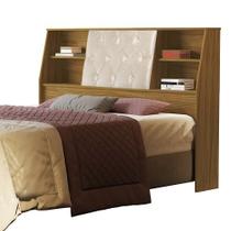 Cabeceira Núbia Queen 1.6 Com Capitonê Nature/Bege VJ Móveis