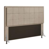 Cabeceira Onix Para Cama Box Casal 140 cm Suede - D'Rossi