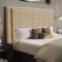 Cabeceira Opala Cama Box Casal 140cm Linho - SSX Multicoisas