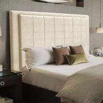 Cabeceira Opala Cama Box Queen 160cm Linho Bege - SSX Multicoisas