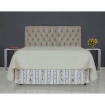 Cabeceira Padua de Cama Box Queen 158 Cm Marrom Claro