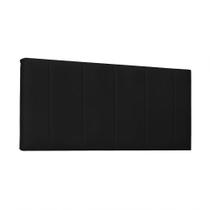 Cabeceira Painel Arizona King 195cm material sintético Preto