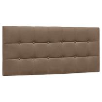 Cabeceira Painel Cama Box Casal 140cm Sleep Suede Marrom Chocolate - Mpozenato